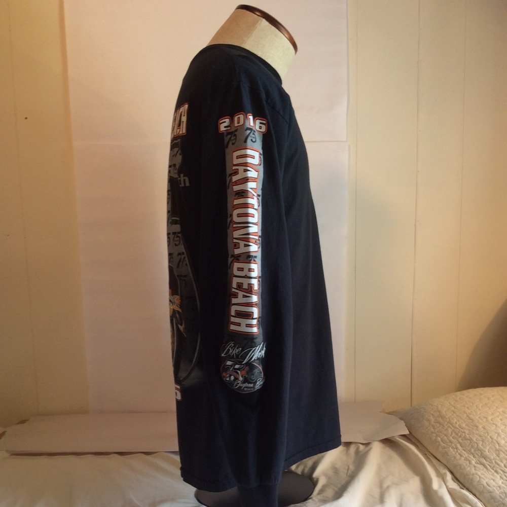 75th Annual Daytona Beach Bike Week t-shirt sz M - Picture 4 of 7